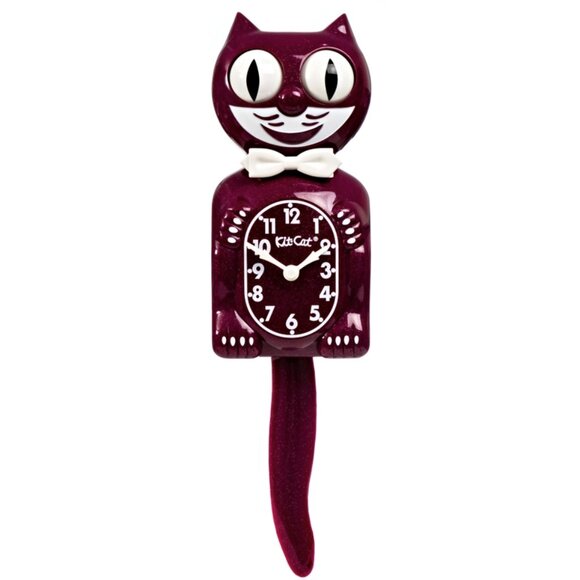 Ruby Red Kit Kat Cat Klock Clock - Picture 2 of 2